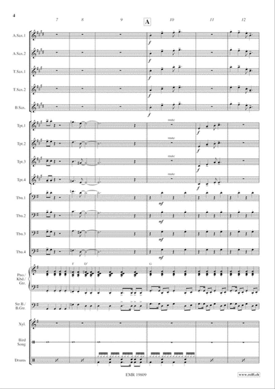 Disco Bird Disco Bird Big Band scores gallery preview page 5