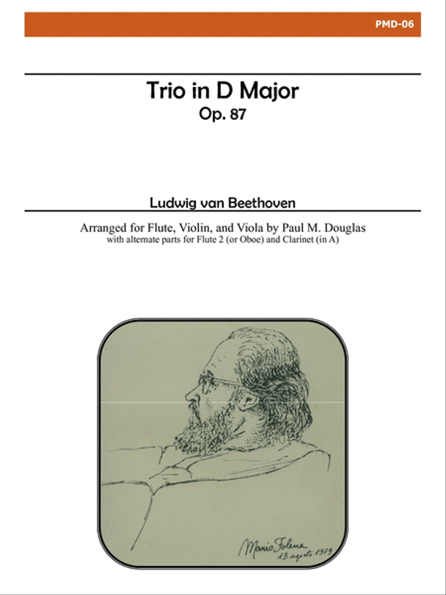 Trio in D Major, Op. 87 School and Community scores gallery preview page 1