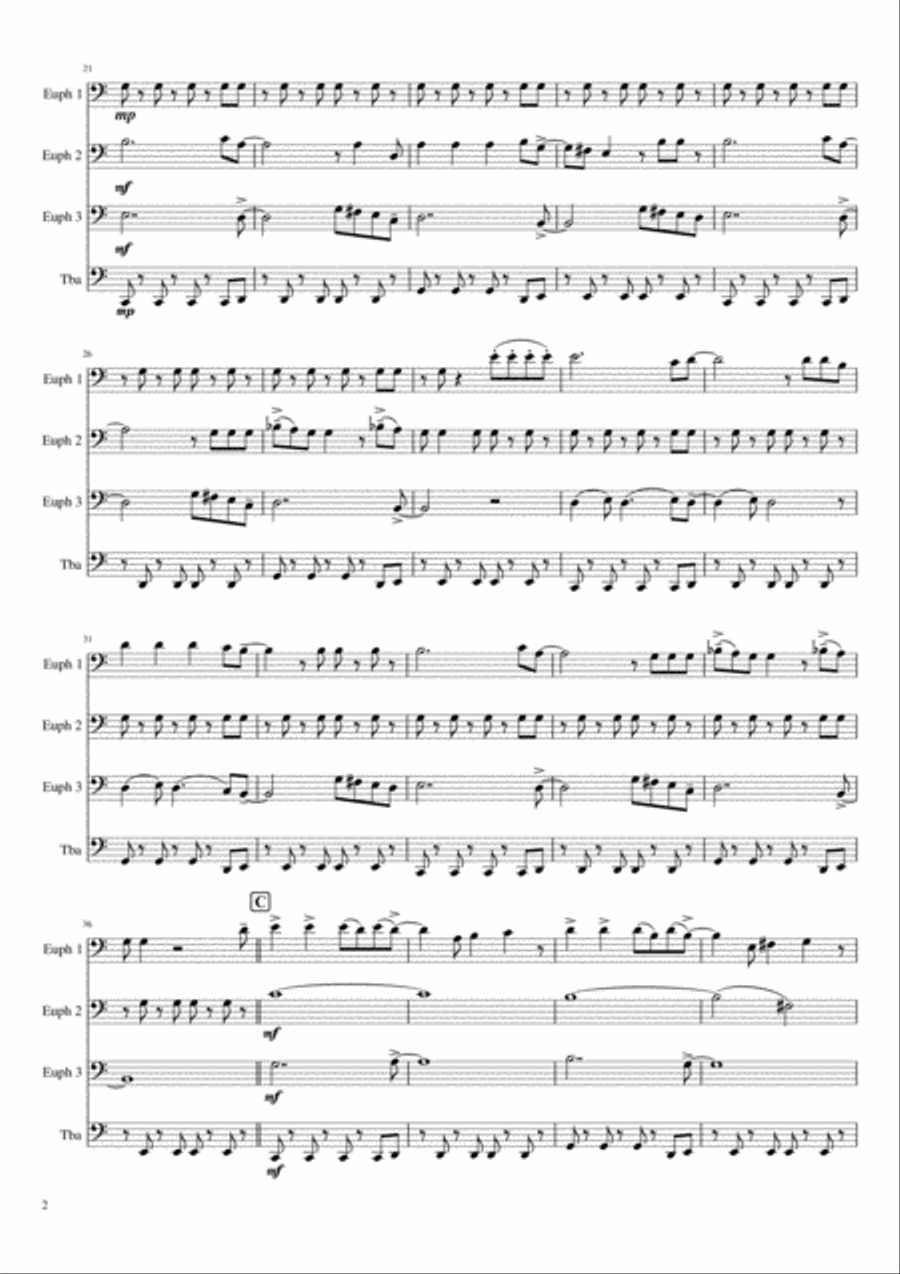 Viva La Vida Small Ensemble scores gallery preview page 2
