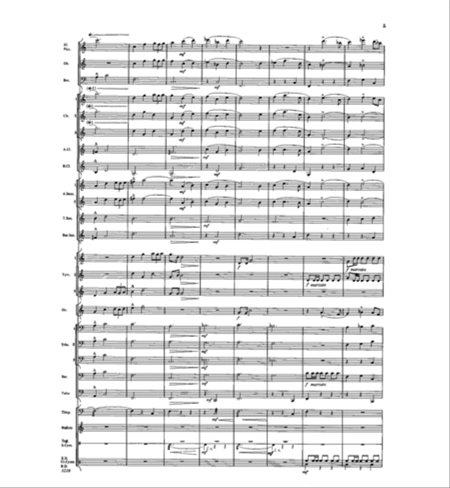 A Bayside Portrait Concert Band scores gallery preview page 4