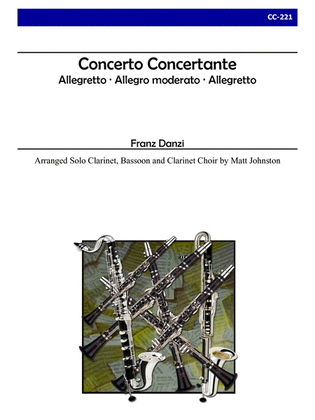 Concerto Concertante for Solo Clarinet, Bassoon and Clarinet Choir