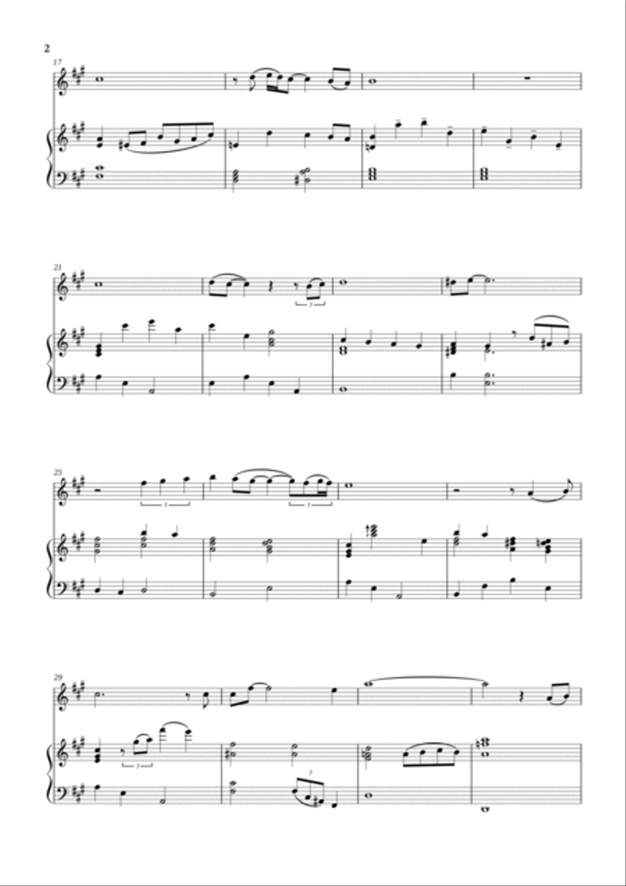 White Christmas Piano scores gallery preview page 2