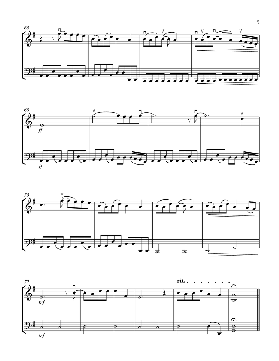 Somewhere Only We Know String Duet scores gallery preview page 5