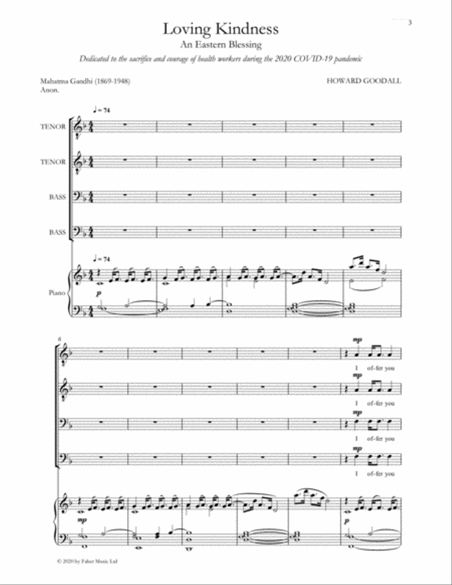 Loving Kindness TTBB scores gallery preview page 1