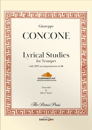 Book cover for Lyrical Studies for Trumpet