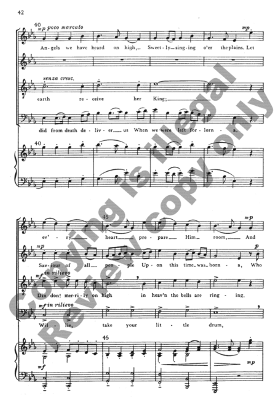 The Seven Joys of Christmas (Choral Score) 4-Part scores gallery preview page 62