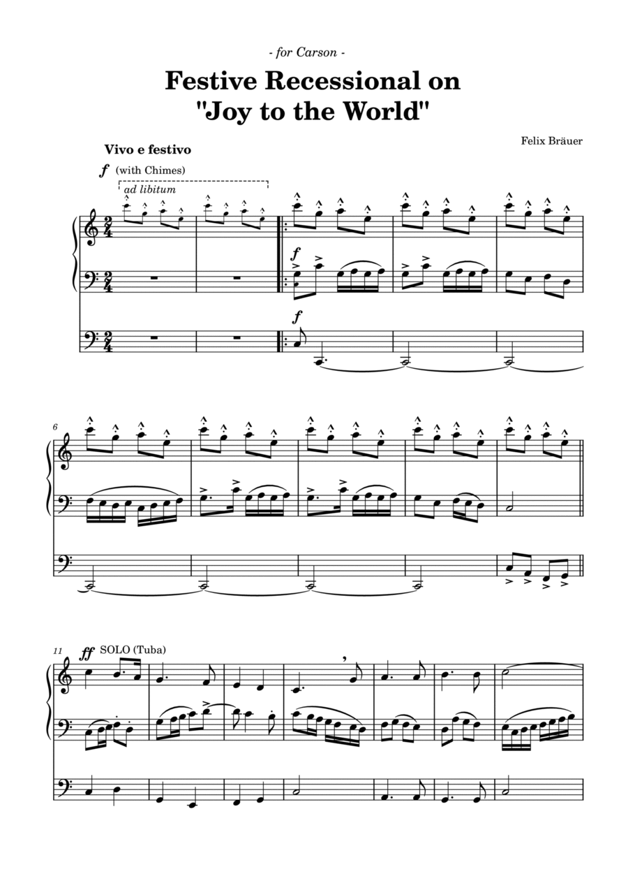 Festive Recessional on 