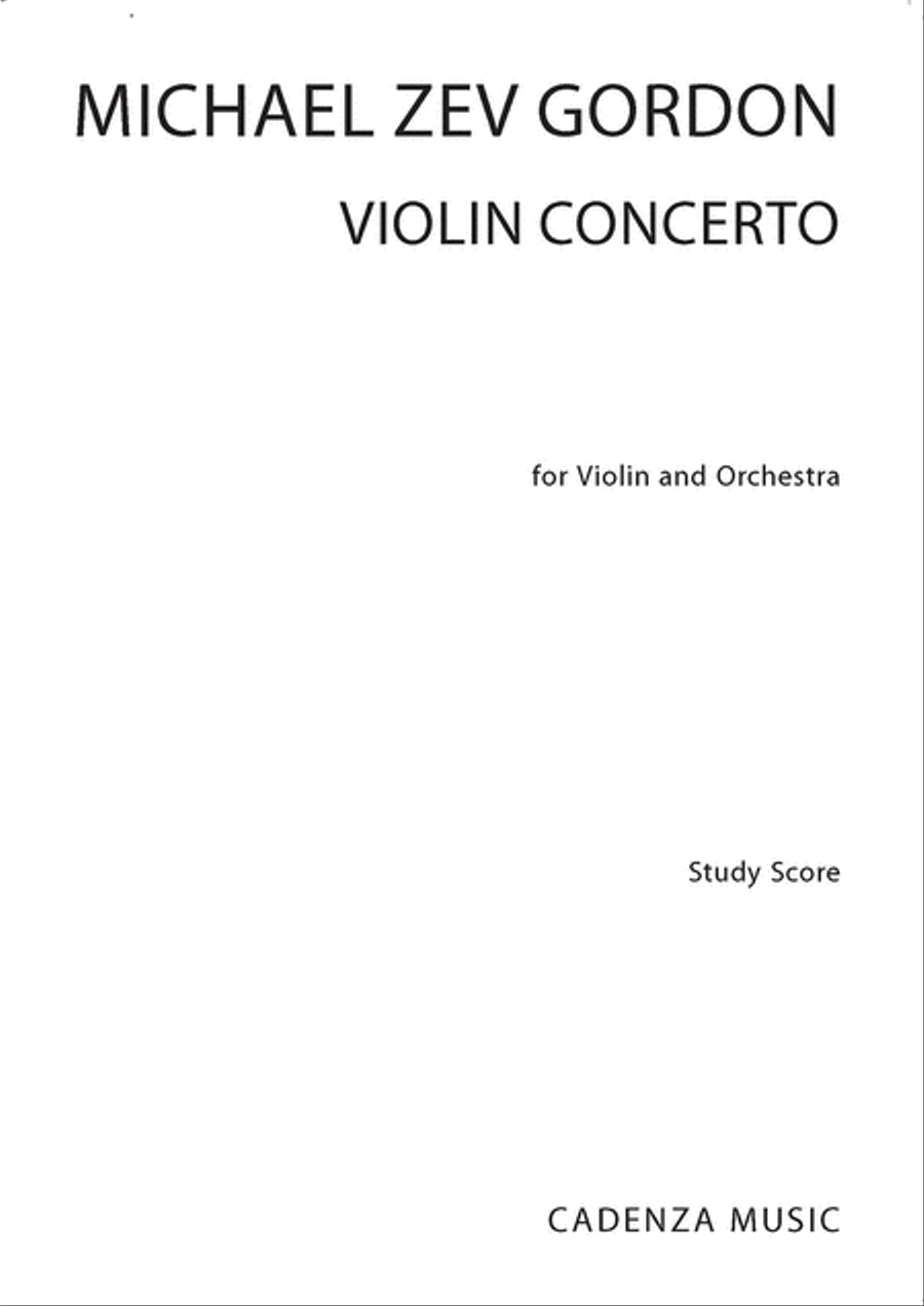 Violin Concerto (Study Score) Orchestra scores gallery preview page 1