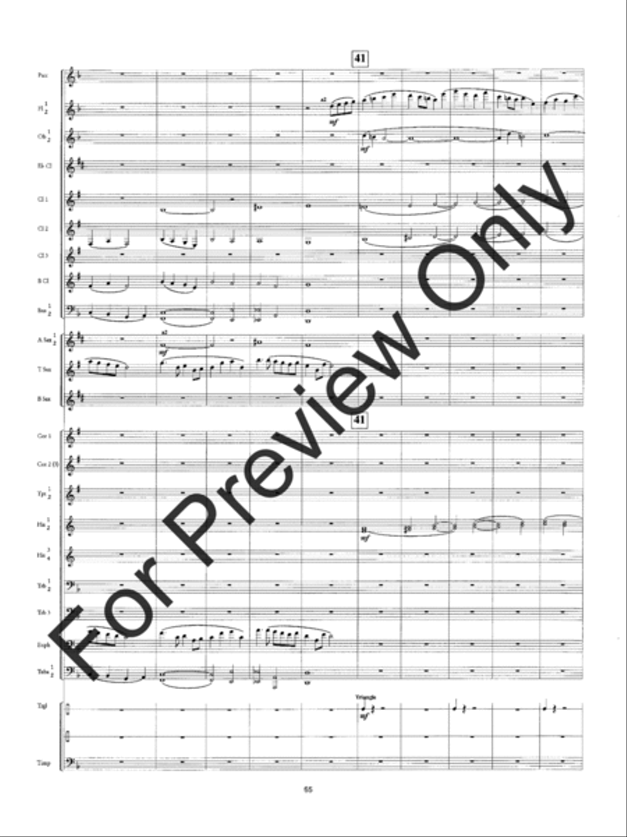 Symphony #3 Slavyanskaya Concert Band scores gallery preview page 68
