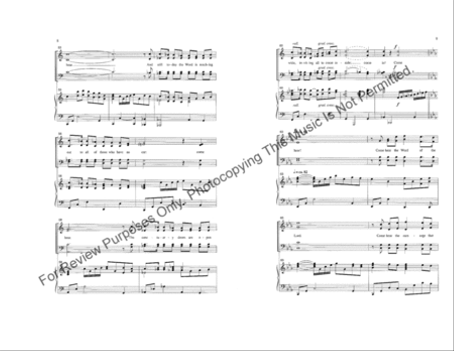 Come Hear Choir scores gallery preview page 5