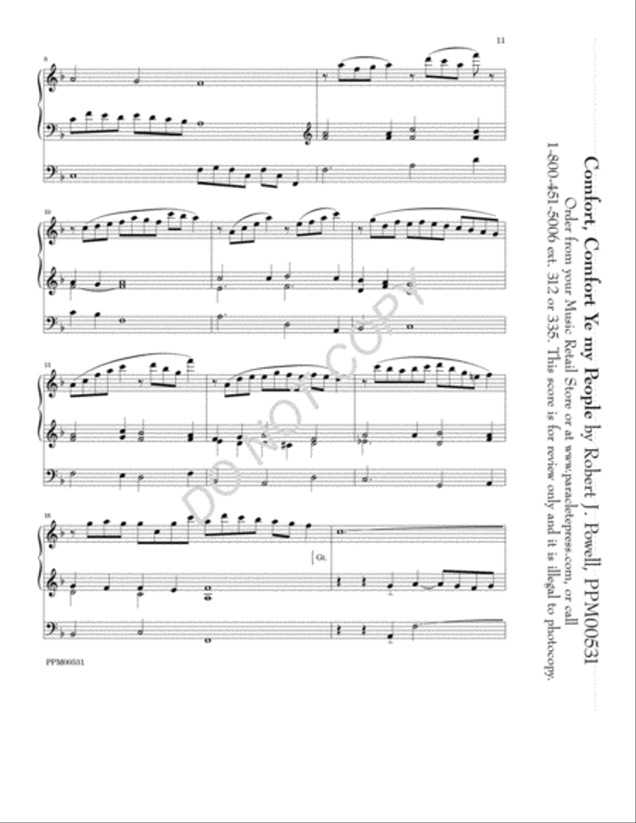 Five Advent Preludes Five Advent Preludes Organ scores gallery preview page 12