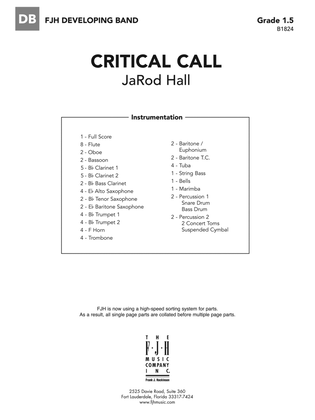 Critical Call: Score