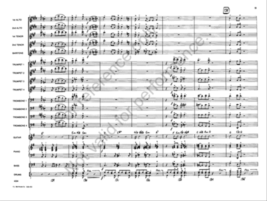 Gospel John Jazz Ensemble scores gallery preview page 19