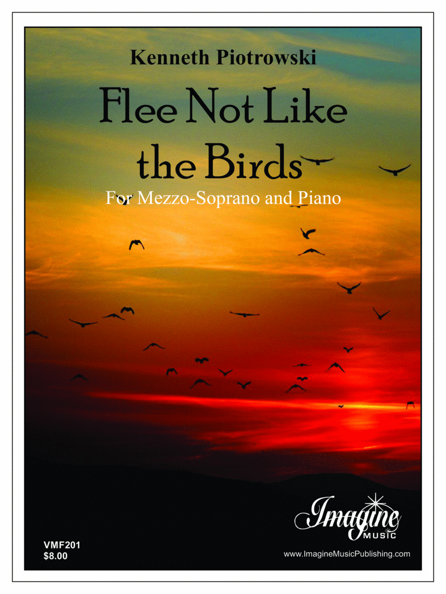 Flee Not Like the Birds Flee Not Like the Birds Mezzo-Soprano Voice scores gallery preview page 1