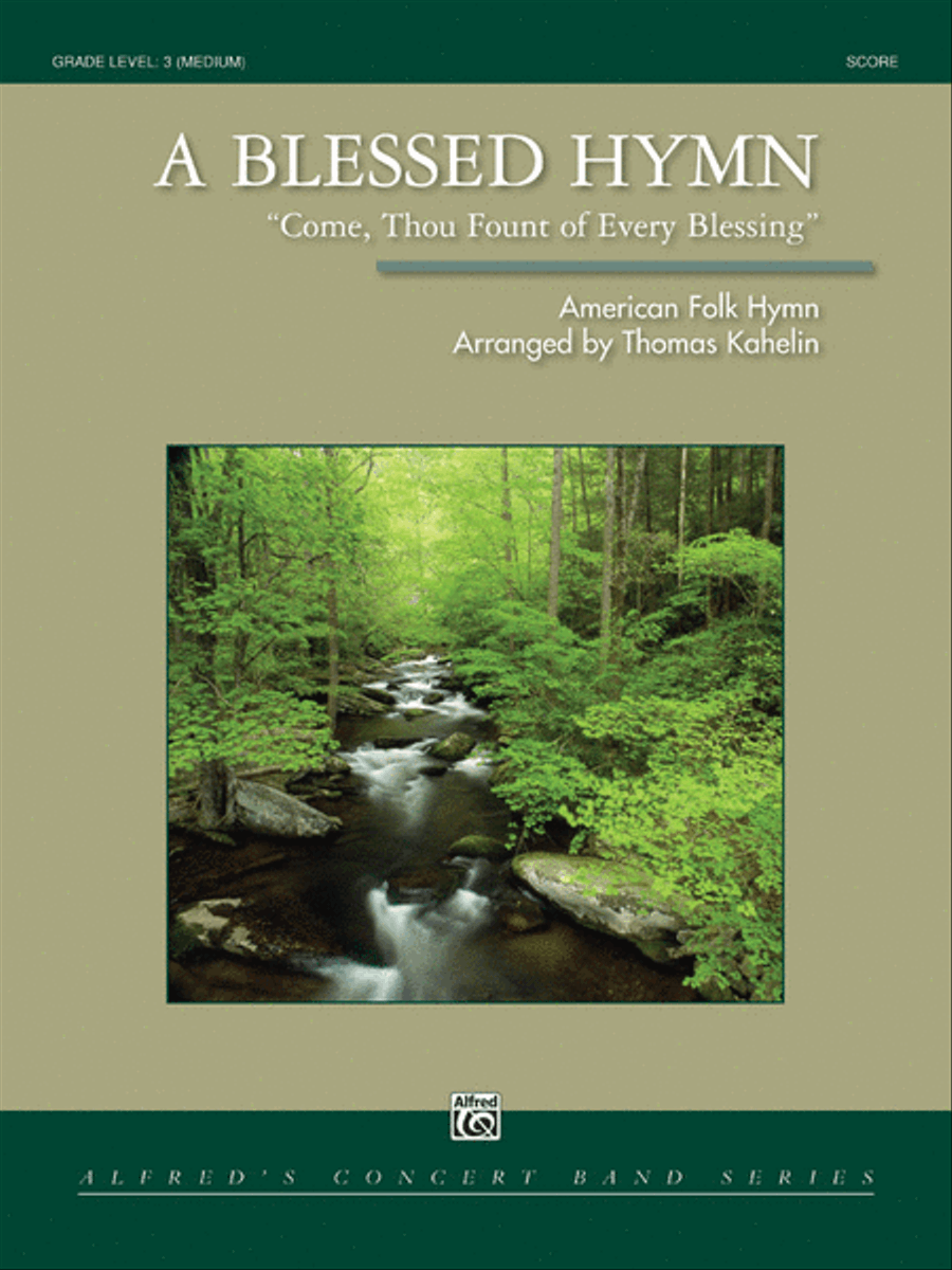 A Blessed Hymn Concert Band scores gallery preview page 1