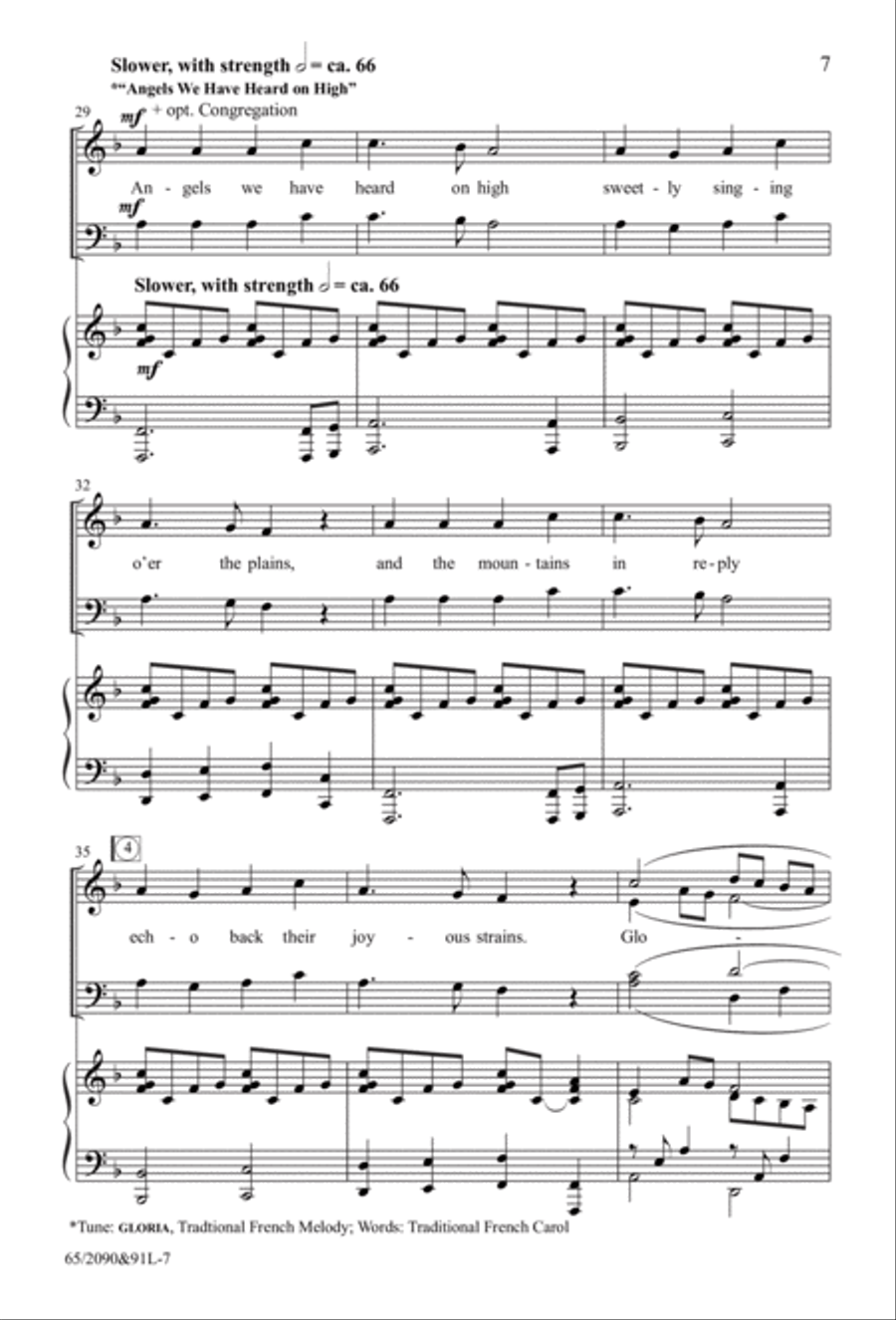 The Glory of Christmas - SATB with Performance CD 4-Part scores gallery preview page 5