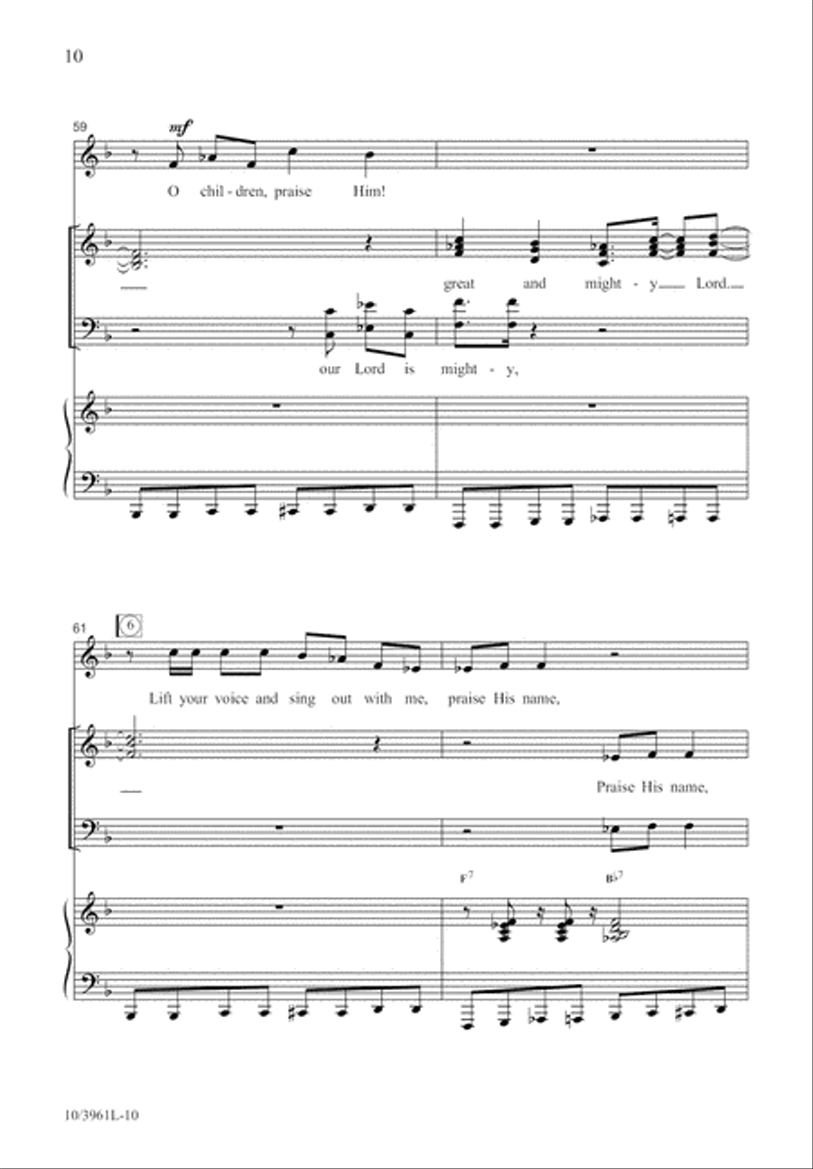 Great and Mighty Lord Great and Mighty Lord 4-Part scores gallery preview page 10