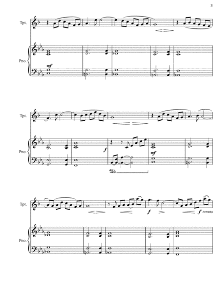 Reflections -Trumpet Trumpet Solo scores gallery preview page 4