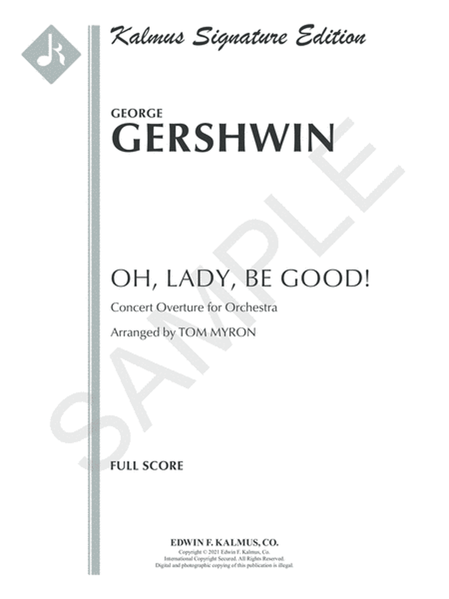 Oh, Lady, Be Good! Overture