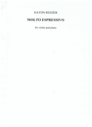 Molto espressivo, for violin and piano