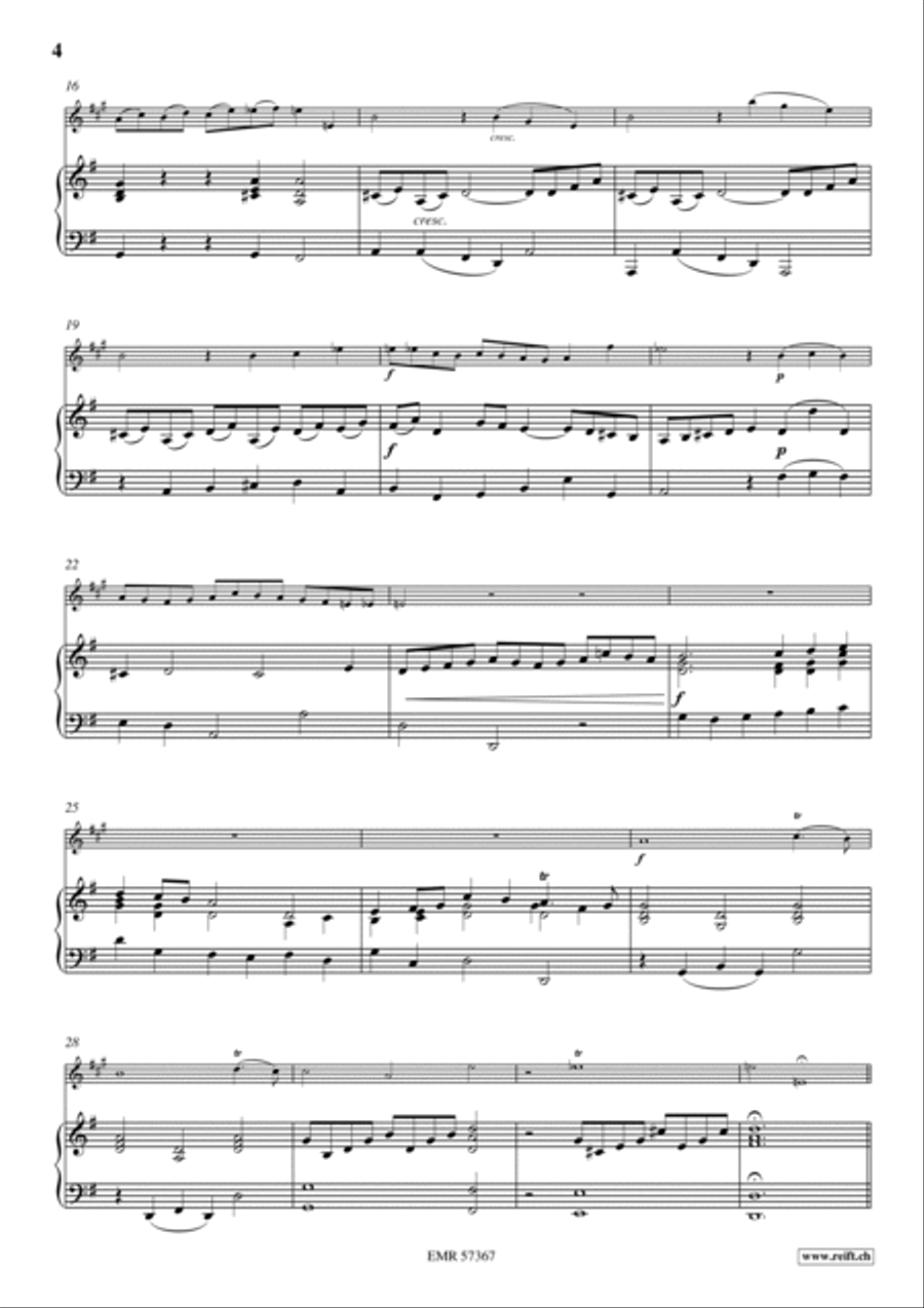 Sonata No. 2 Tenor Saxophone scores gallery preview page 5