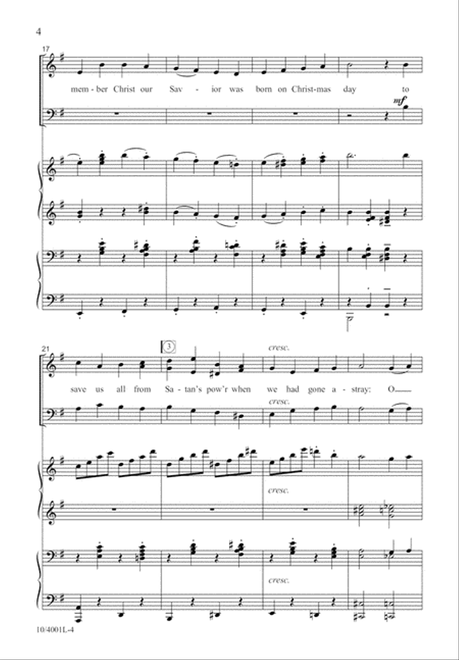 God Rest You Merry, Gentlemen 4-Part scores gallery preview page 5
