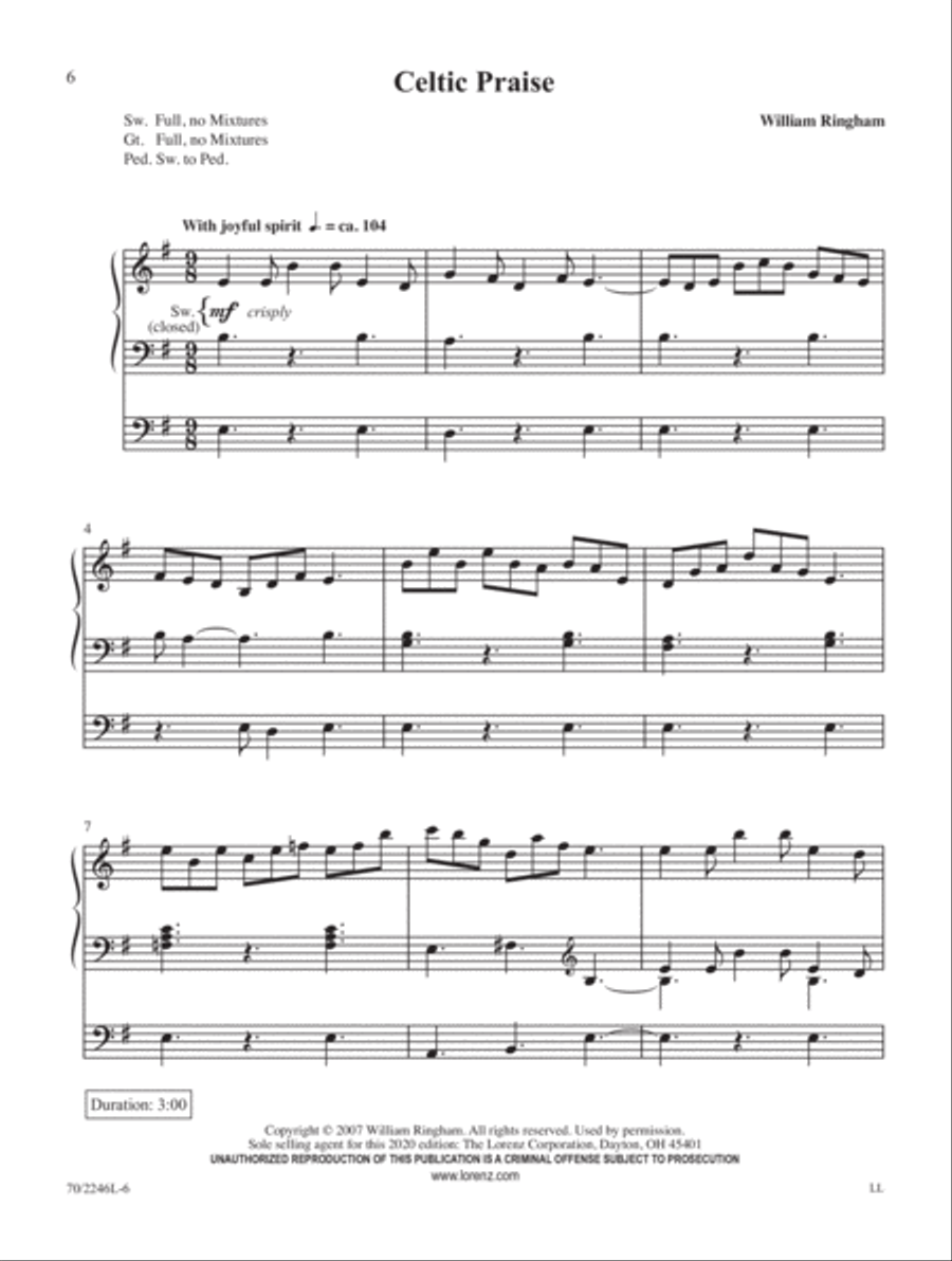 Pomp and Pageantry Organ Solo scores gallery preview page 4