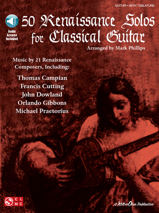 Book cover for 50 Renaissance Solos for Classical Guitar