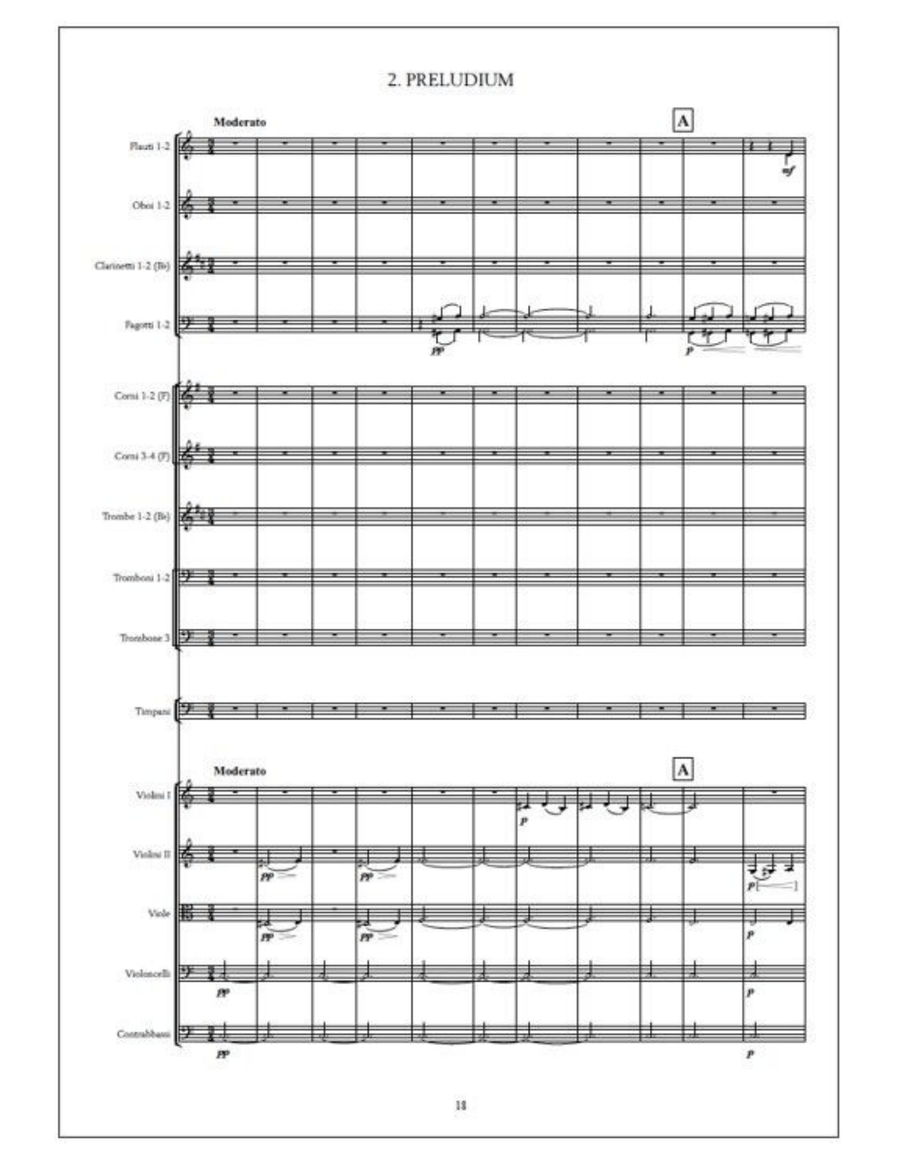 Orchestral suite Sunrise - Study score Orchestra scores gallery preview page 3
