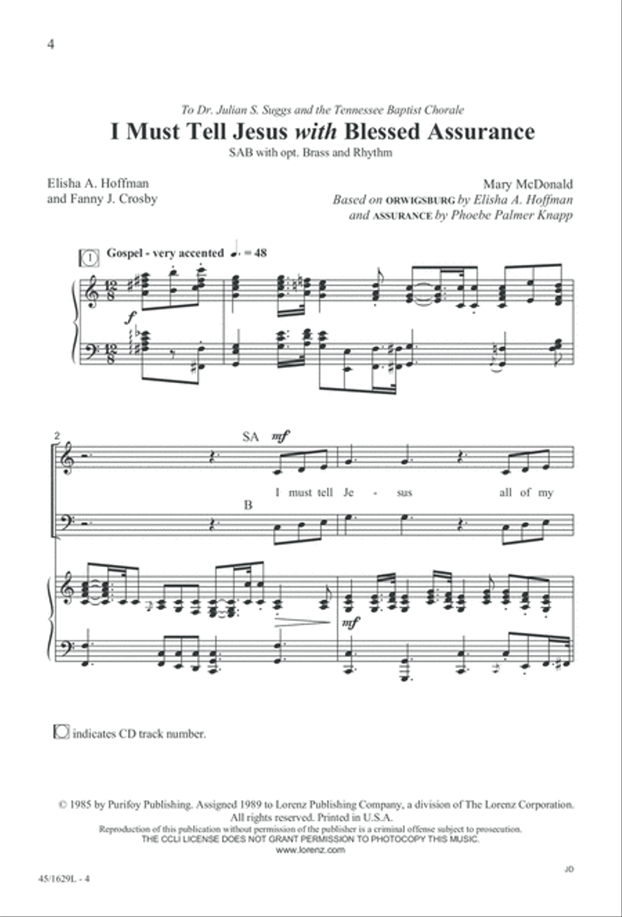 Hymns We Love to Sing, Vol. 2 3-Part scores gallery preview page 4