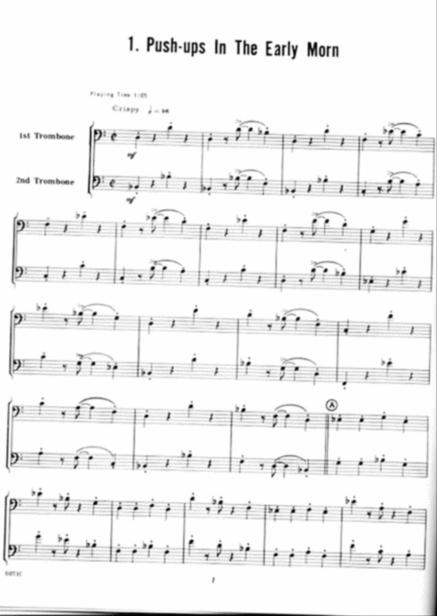 Ten Duets For Tenor Trombone Trombone Duet scores gallery preview page 2