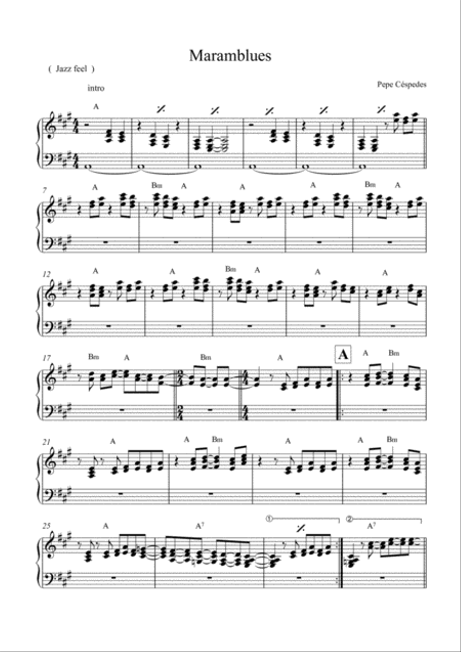 Maramblues Maramblues Jazz Ensemble scores gallery preview page 2