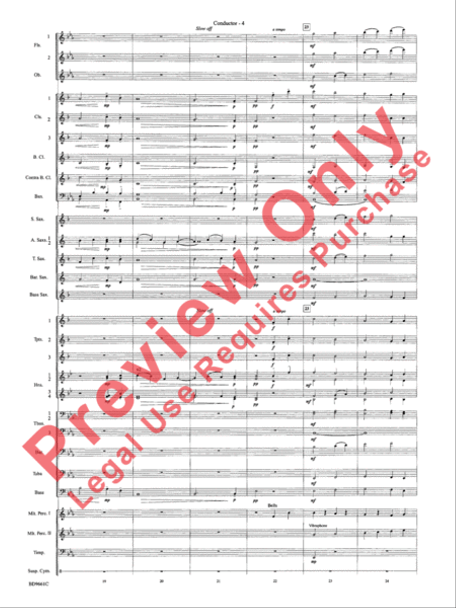 The Sussex Mummers' Christmas Carol Concert Band scores gallery preview page 7