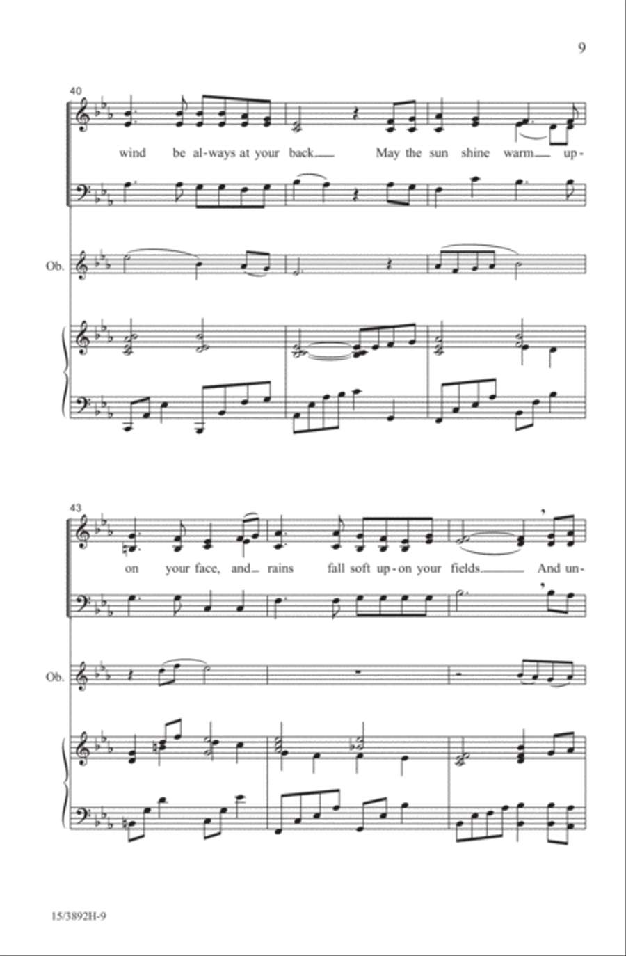 May the Road Rise to Meet You 3-Part scores gallery preview page 9