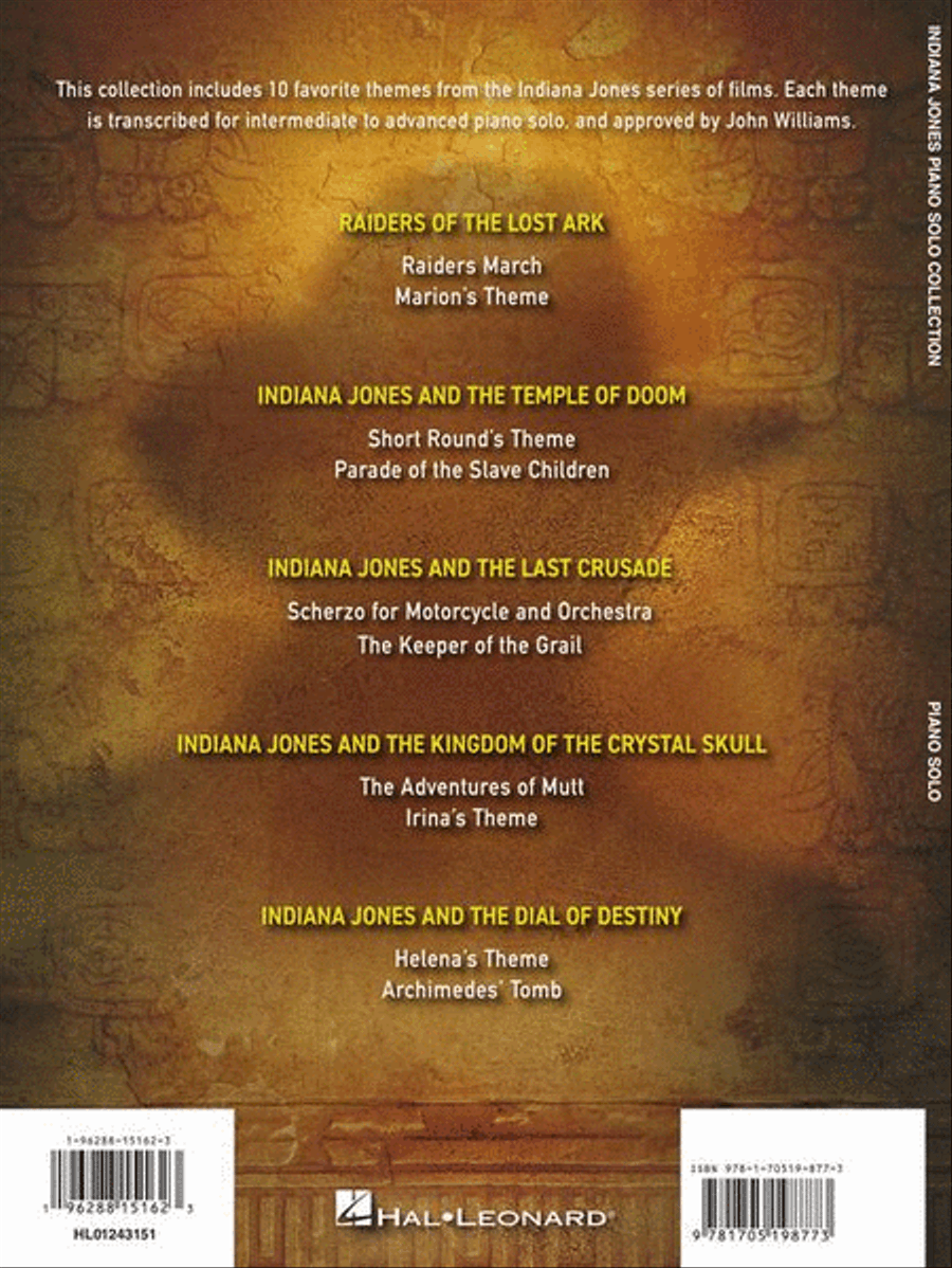 Indiana Jones Piano Solo Collection Piano Solo scores gallery preview page 9