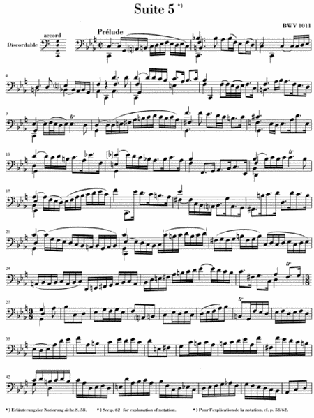 6 Suites for Violoncello Solo BWV 1007-1012