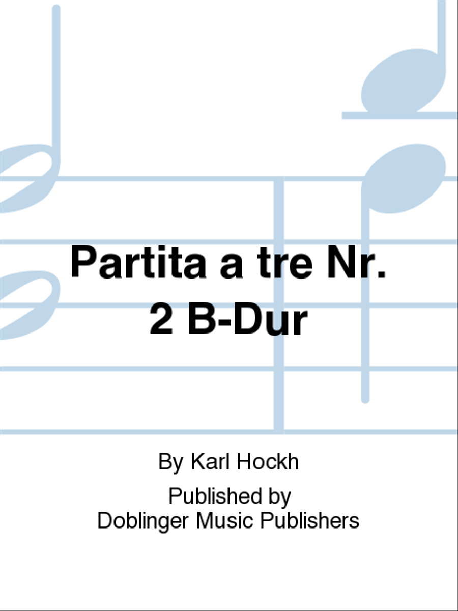 Partita a tre Nr. 2 B-Dur Violin scores gallery preview page 1