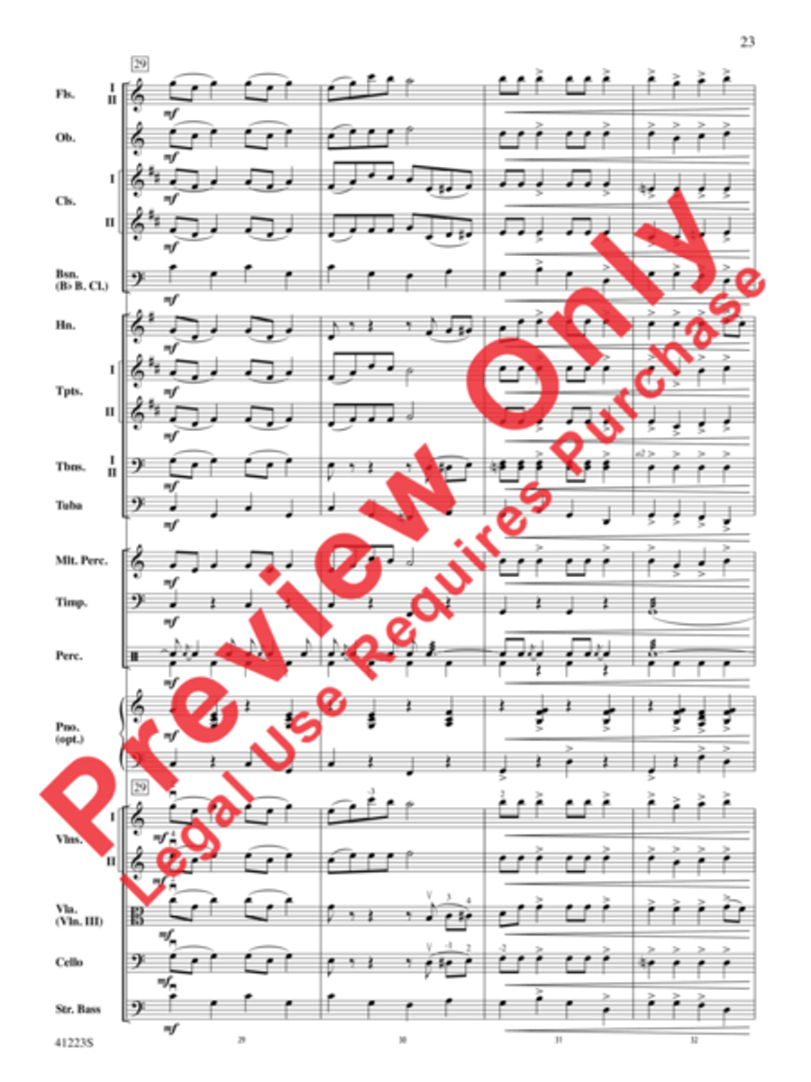 Joyful Holidays Full Orchestra scores gallery preview page 24