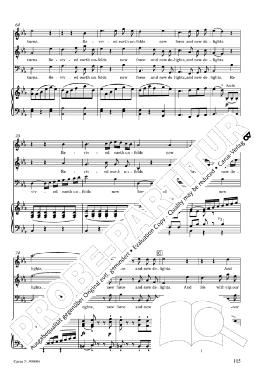 The Creation 4-Part scores gallery preview page 106