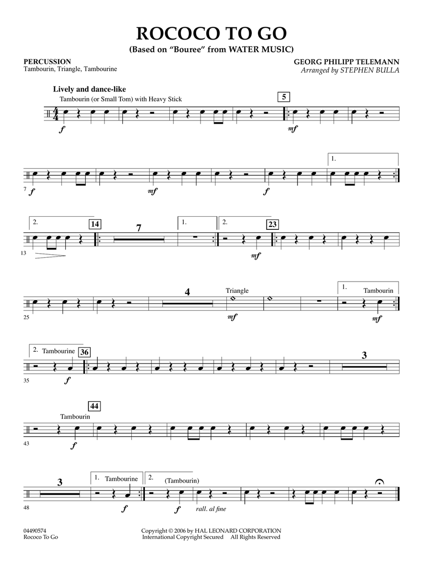 Rococo to Go - Piano Orchestra scores gallery preview page 1