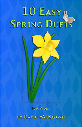 Book cover for 10 Easy Spring Duets for Viola