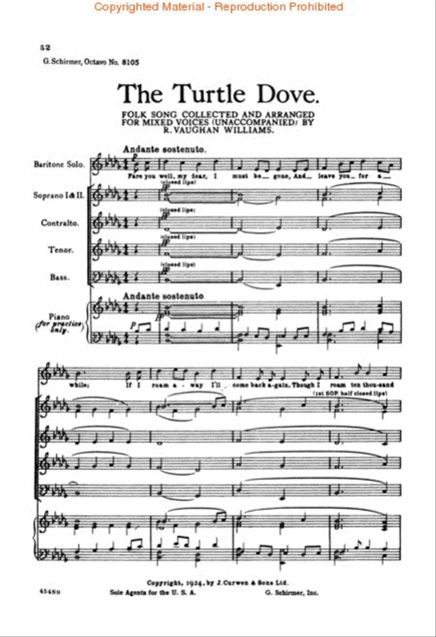 Five Centuries of Choral Music for Mixed Voices 4-Part scores gallery preview page 3