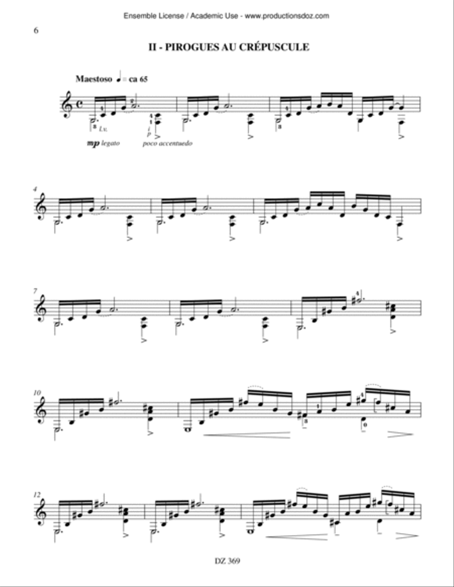 Africa Express Classical Guitar scores gallery preview page 6