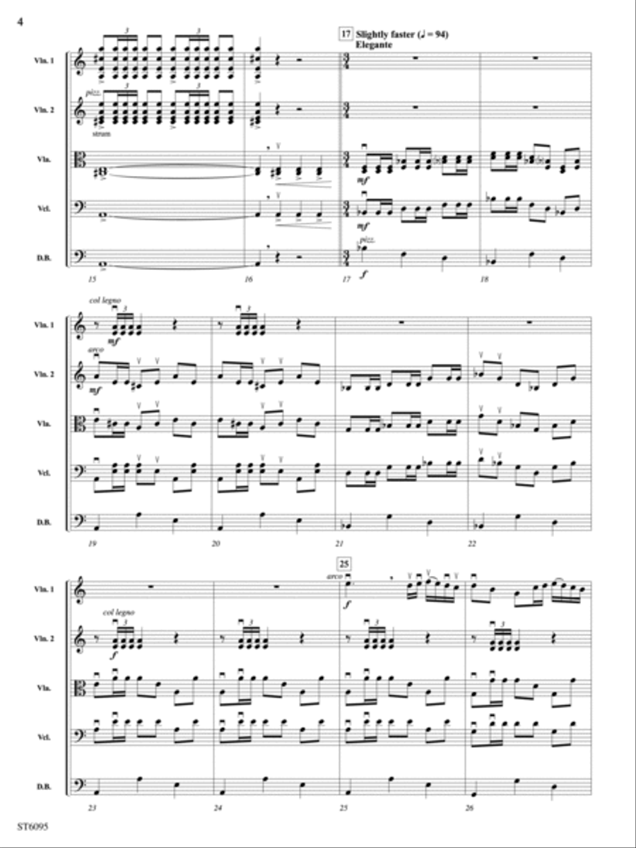 Fantasía española: Score String Orchestra scores gallery preview page 4