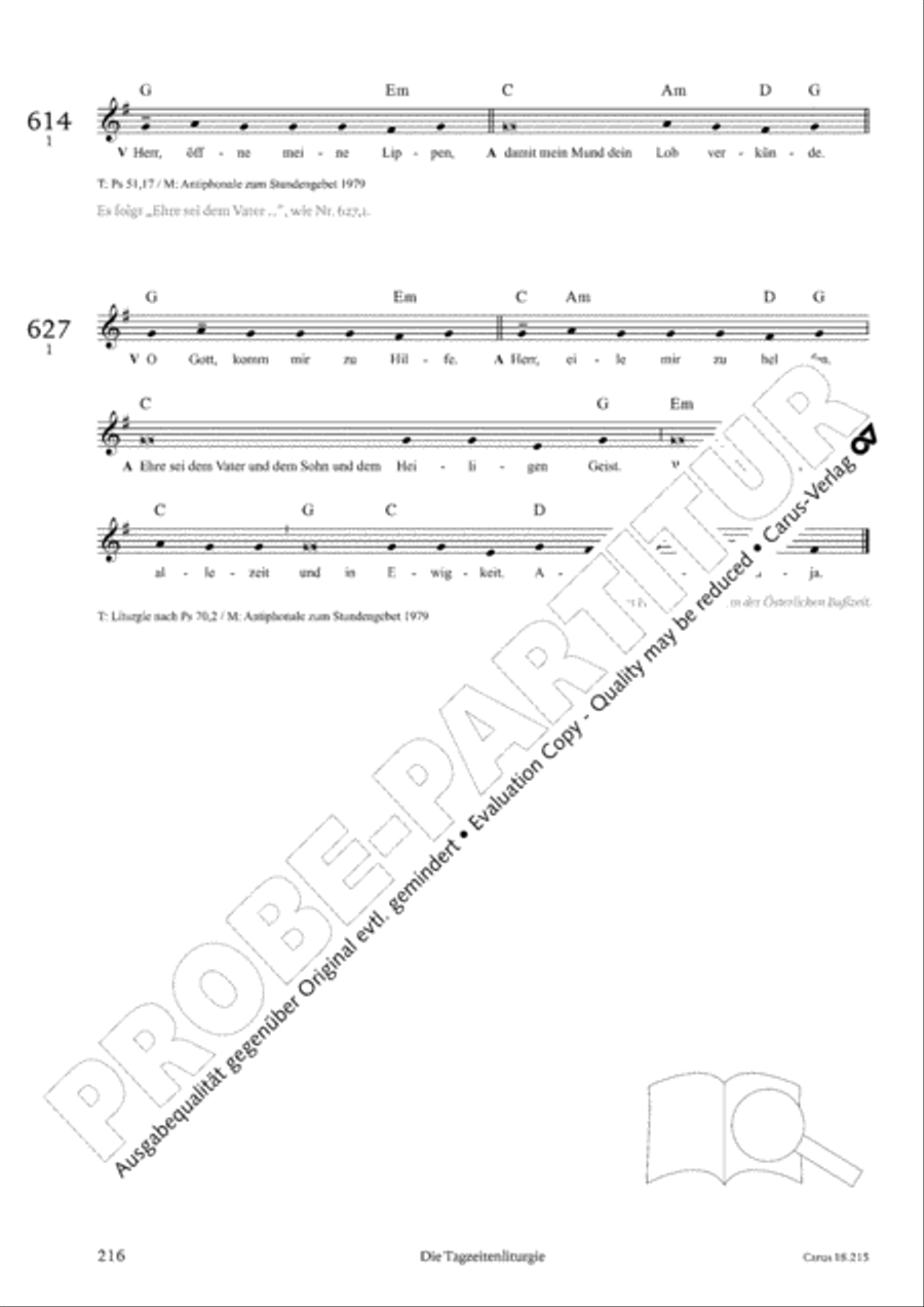 Gitarrenbuch zum Gotteslob Guitar scores gallery preview page 200