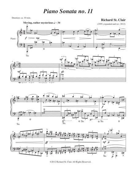 Piano Sonata no. 11 (2012) image number null