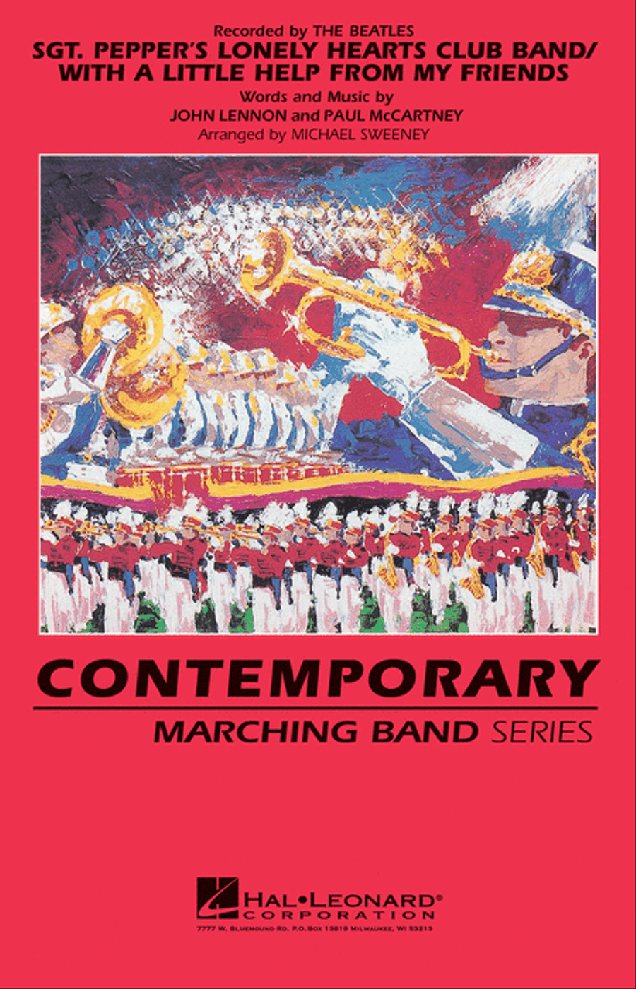 Sgt. Pepper's/With A Little Help From My Friends Marching Band scores gallery preview page 1