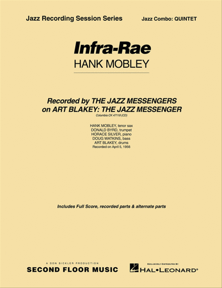 Infra-Rae Infra-Rae Jazz Ensemble scores gallery preview page 1