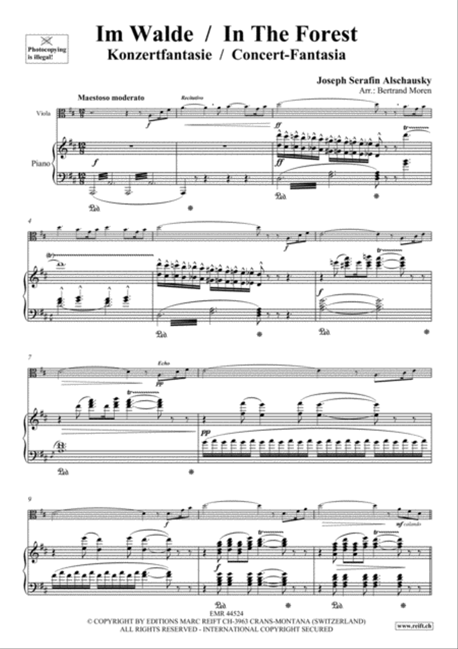 Im Walde / In The Forest Piano Accompaniment scores gallery preview page 4