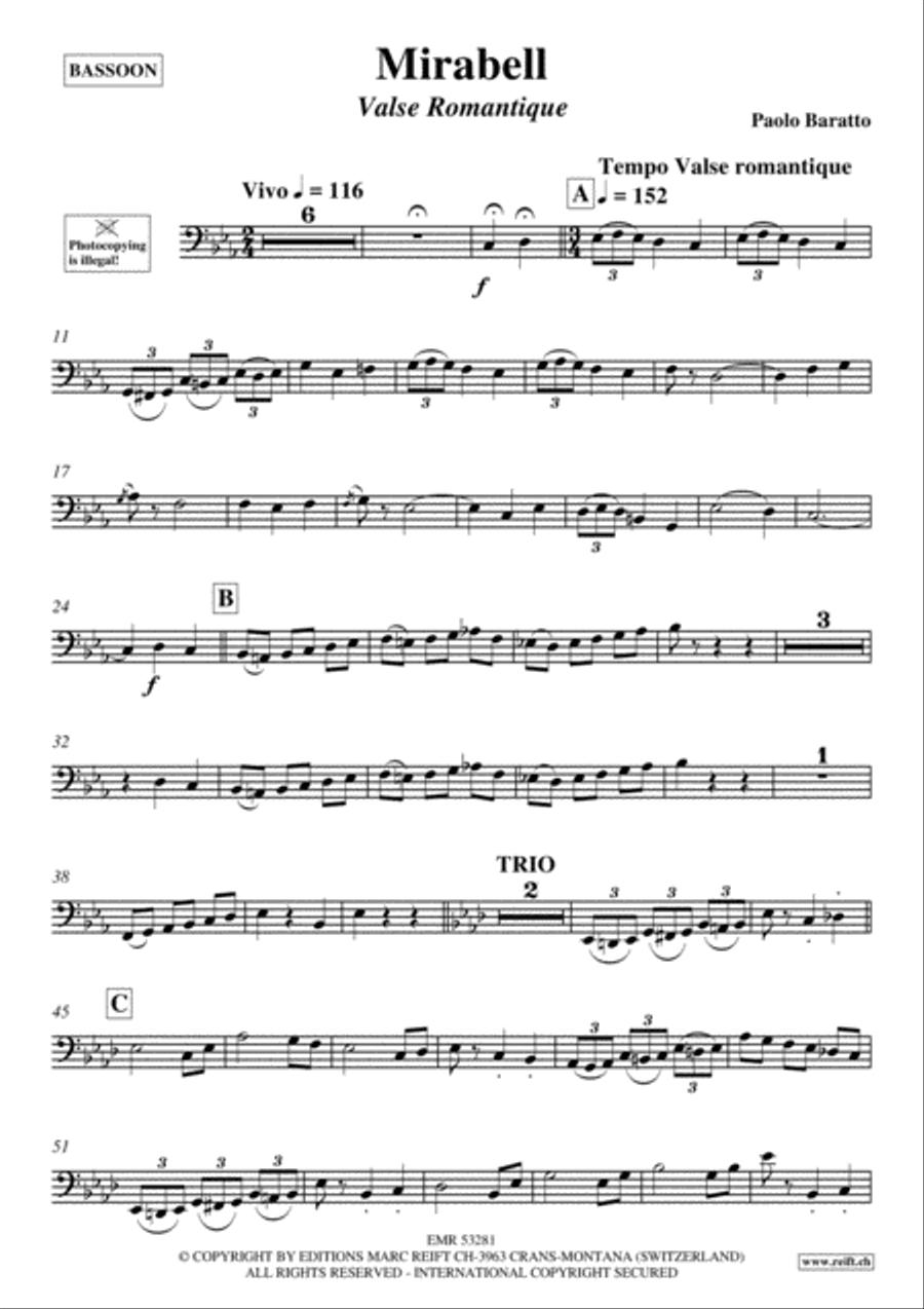 Mirabell Bassoon Solo scores gallery preview page 2